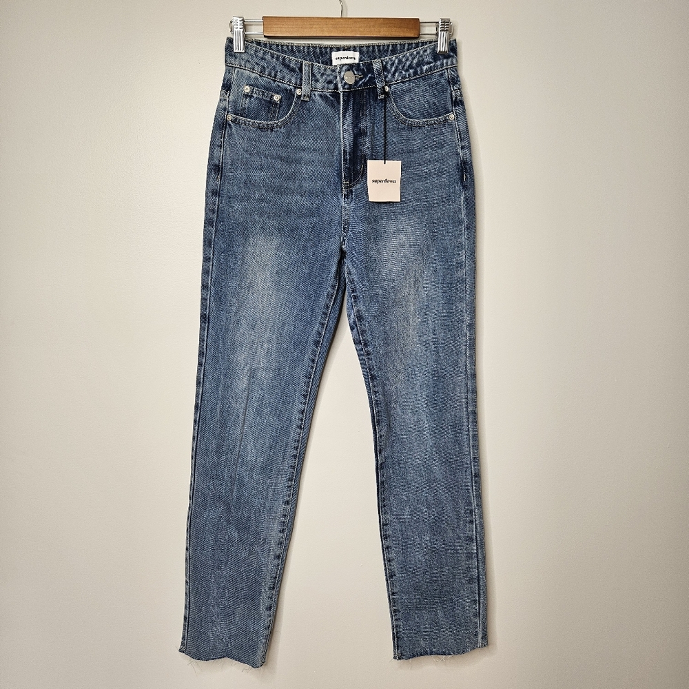 Superdown Revolve Dylan Straight Denim Jean Size 27